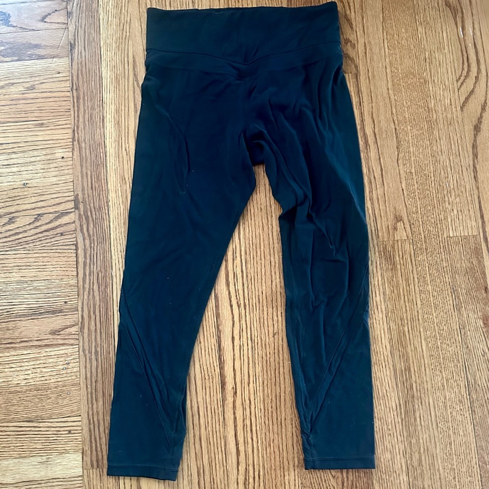 Athleta size medium ventilated black leggings